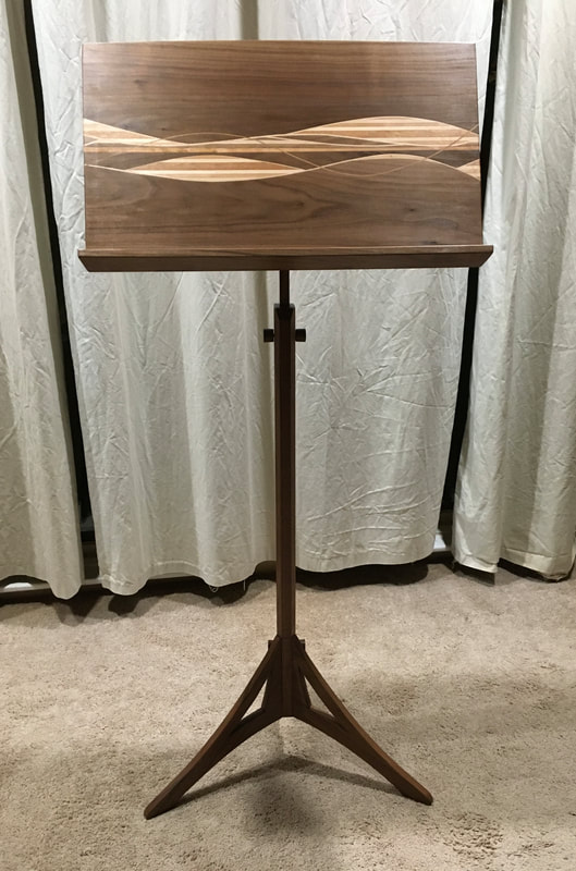 Wood Music Stands - R. MICHAEL HARDY WOODWORKING(WOODWORKING BAND DIRECTOR)